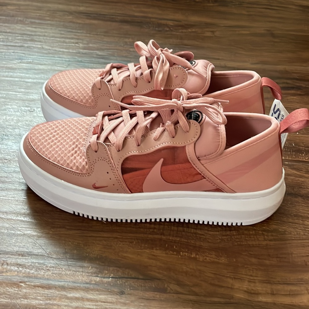NIKE Court Vision Alta TXT Lifestyle Lace Up Casual Sneakers- Size 10